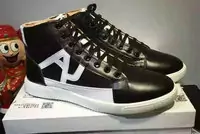 sneakers basses man armani giorgio armani high black